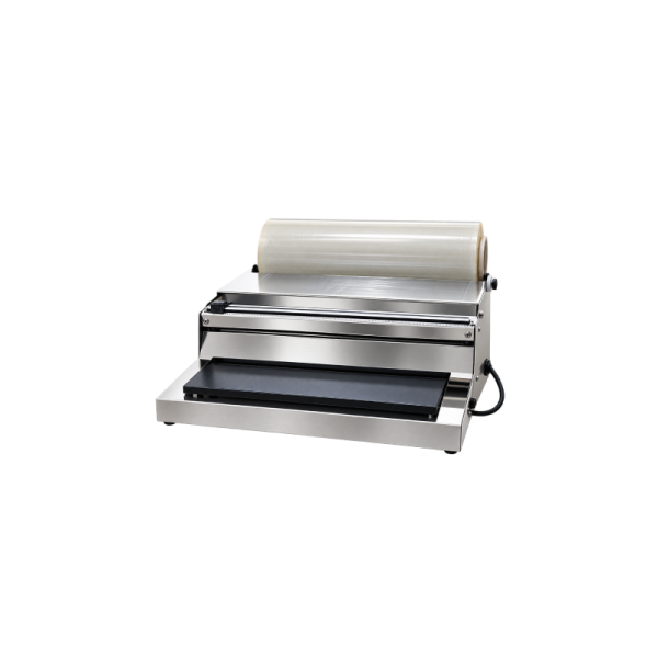 Food Wrapping Machine with Slide Cutter