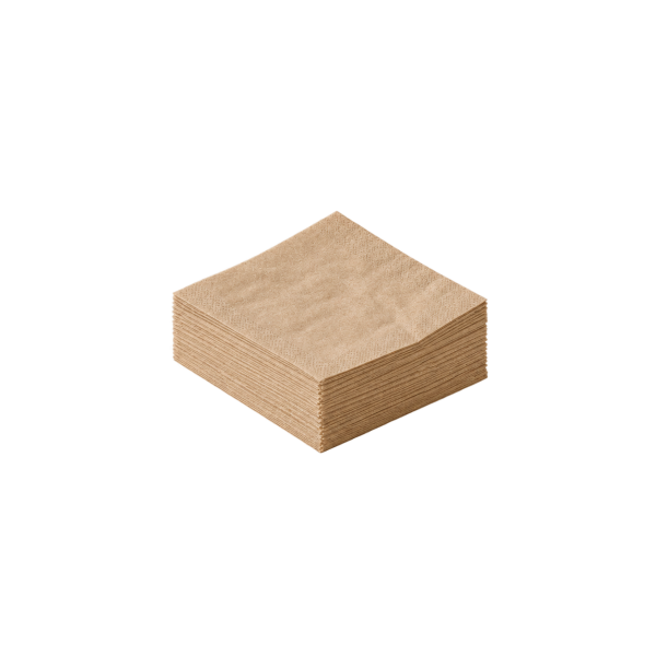 Lunch Napkins Quarter Fold Kraft 1
