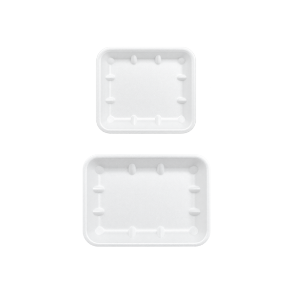 Meat Tray White Shallow 1
