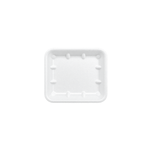 Meat Tray White Shallow 5x5