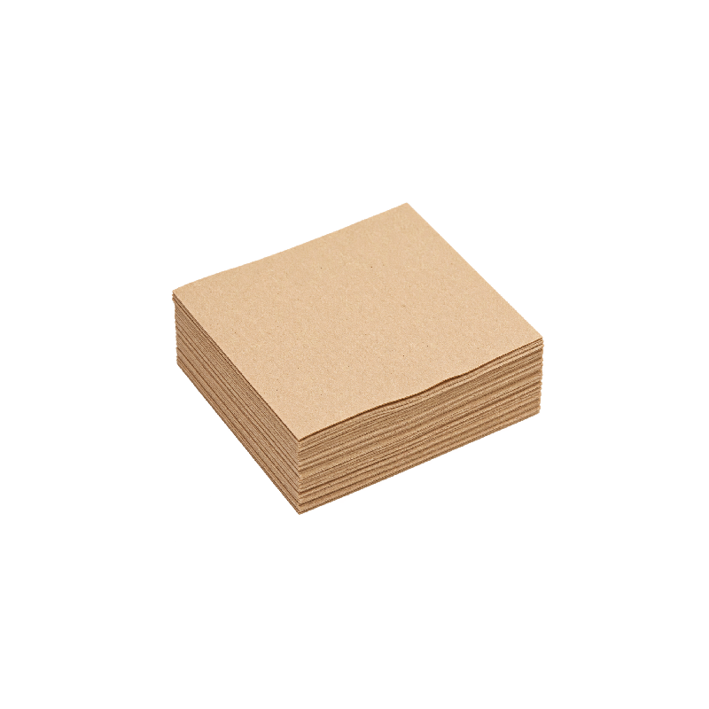 Napkin 2ply Cocktail Qtr Fold brown
