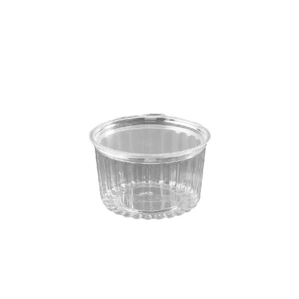 Plastic Show Bowl Flat Lid 16oz