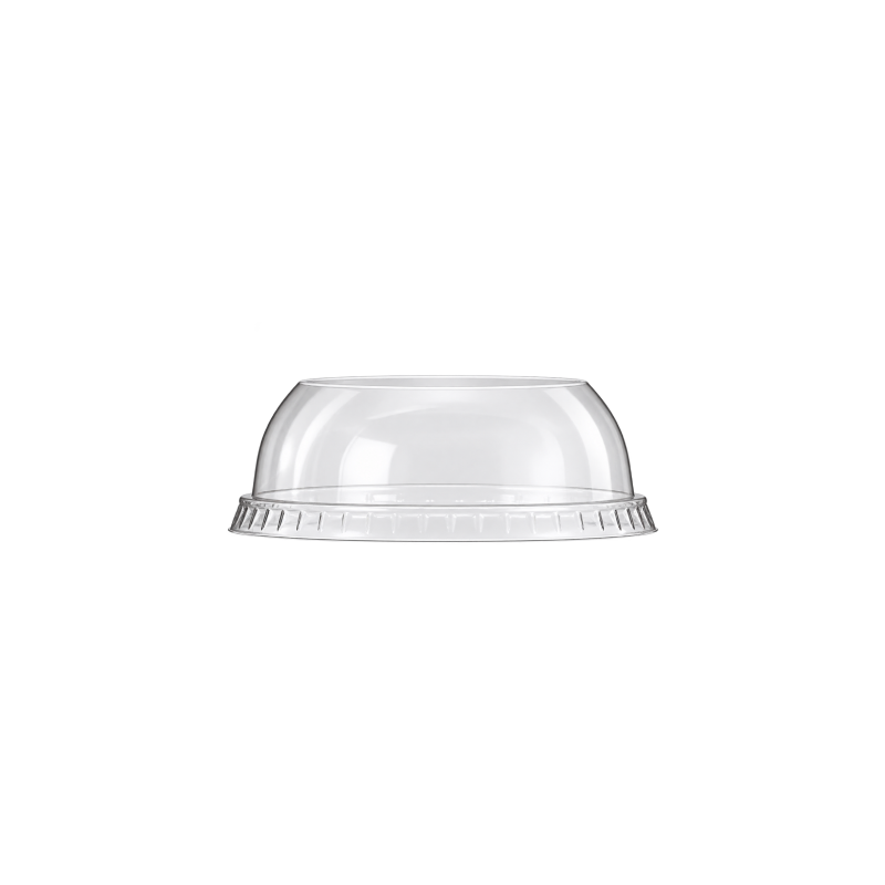 RPET Deli Container Dome Lid No Hole 1