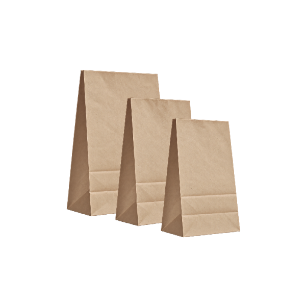 Self-Opening Sack SOS Bag Brown 1