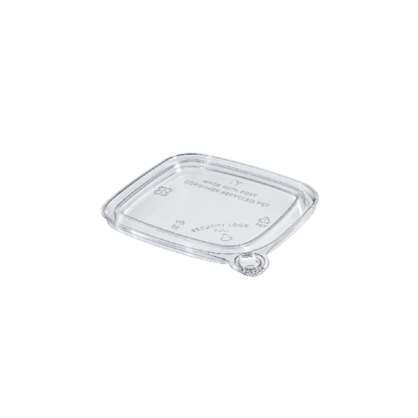 Square Tamper Evident Deli Container Lid 1