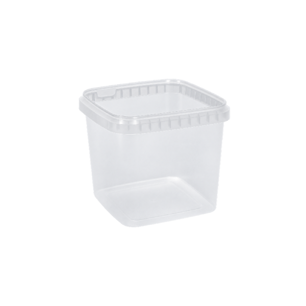 Tamper Proof Container Square 1L 1