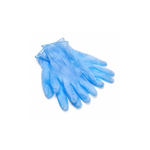 Vinyl Glove Blue Powder Free 2