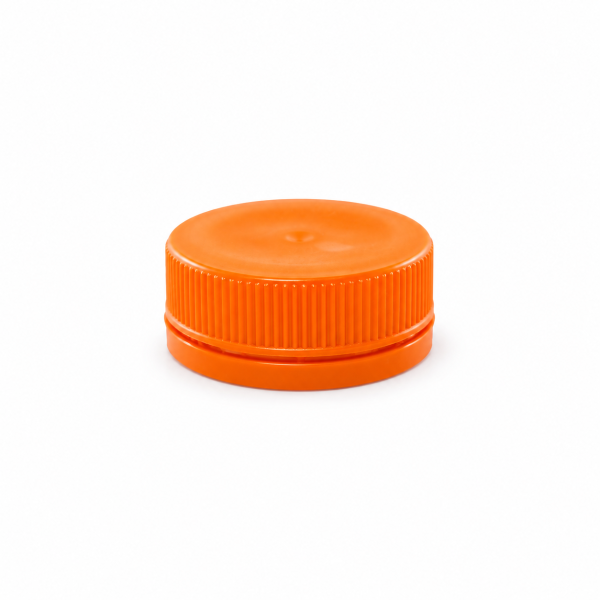 Orange Lid for Round/Square Clear PET Bottle