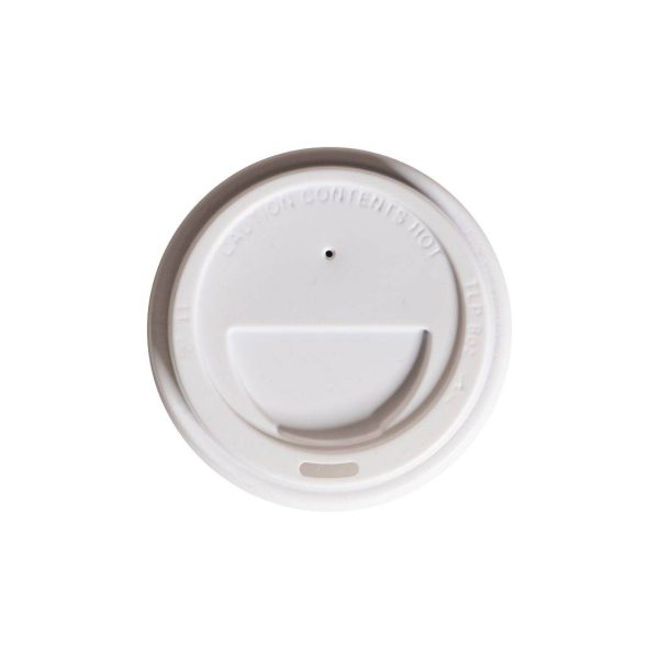8oz White Travel Lid