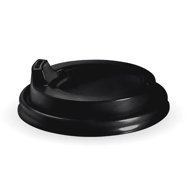 Black High Sippa Lid 90mm