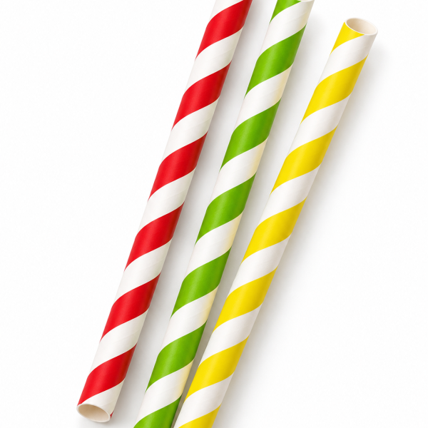 11x230mm Colourful Paper Straw