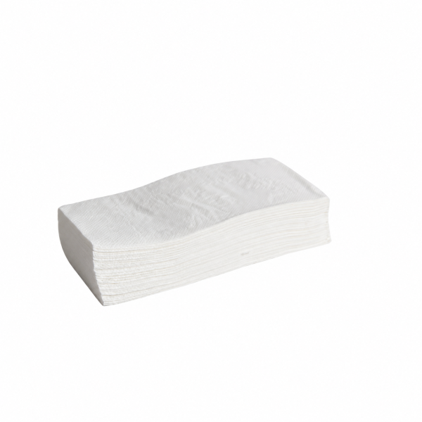Quilted White Lunch Napkin GT Fold 2ply