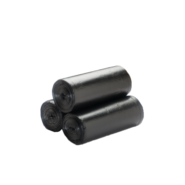 56L Black Bin Tidy Bag Roll
