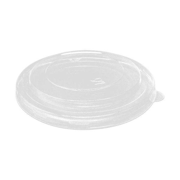 PET Lid  for Round Bamboo Paper Salad Bowl