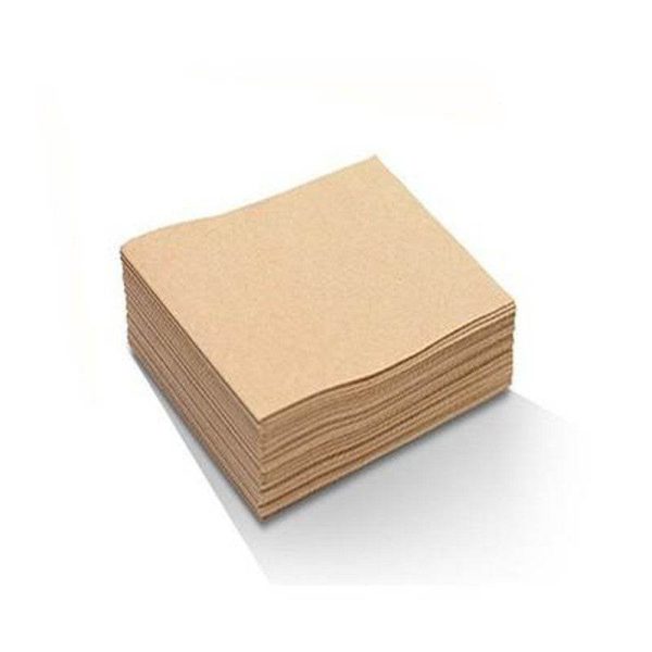 Brown Cocktail Napkin 1/4 Fold 2ply