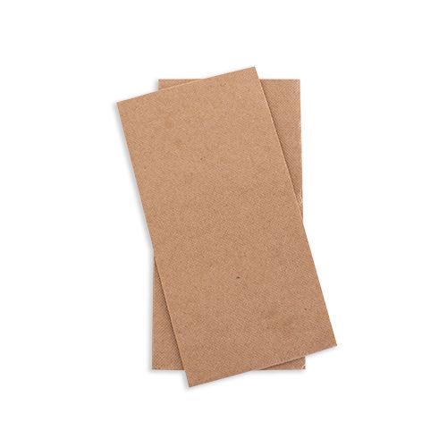 Quilted Brown Lunch Napkin GT Fold