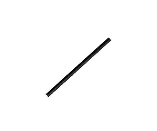 6x150mm Black Cocktail Paper Straw