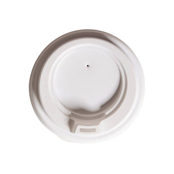 12/16oz White Sipper Lid 90mm