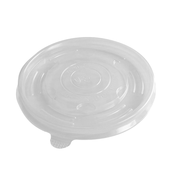 PP Flat Lid 112mm suit 390-540ml Paper Bowl
