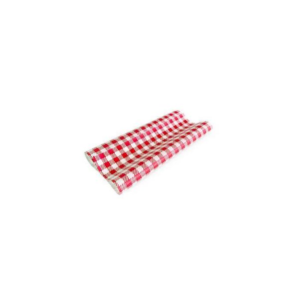 Red Gingham Half 190x150mm GPP Food Wrap Paper