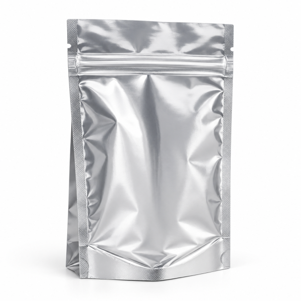 Silver Zip Lock Bag
