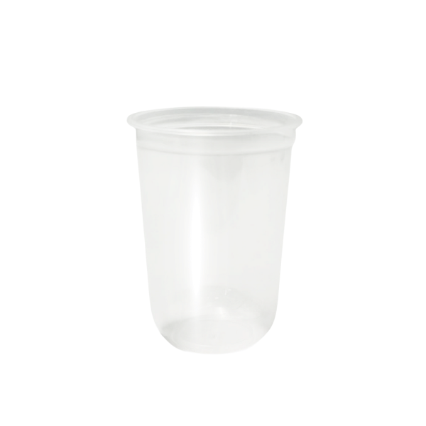 500ml U Shape Bubble Tea Cup Clear 90mm