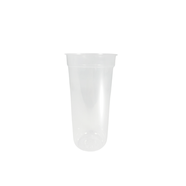 700ml U Shape Bubble Tea Cup Clear 90mm