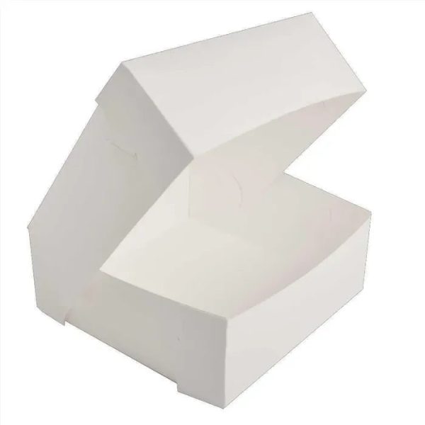 White Cake Box 7x7x4"
