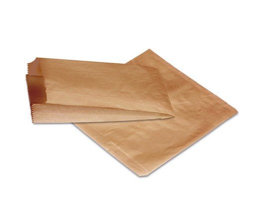 8 Long Brown Flat Pack Bag