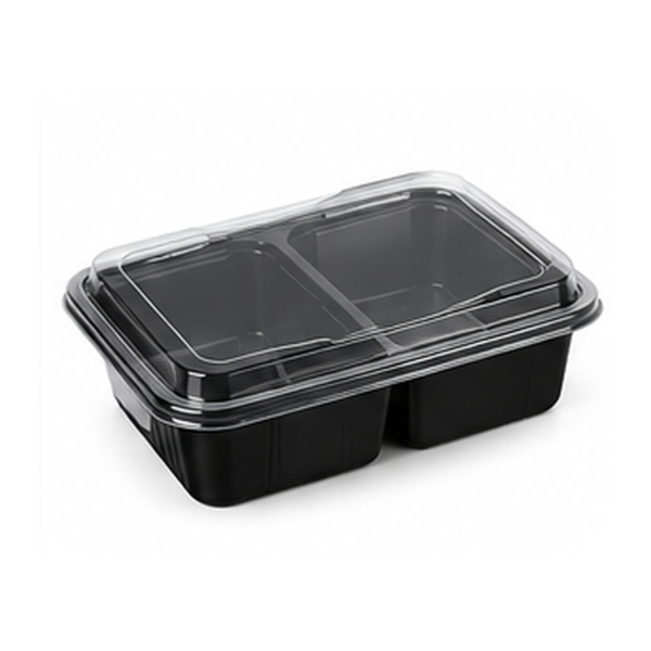 2 Compartment Container and Lid