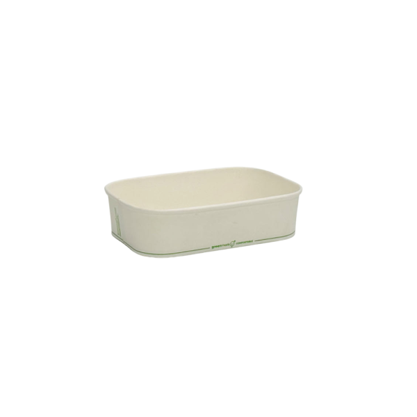500ml Rectangular White Container