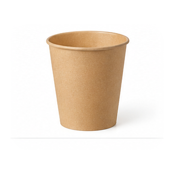 12oz Kraft Single Wall Coffee Cup 90mm